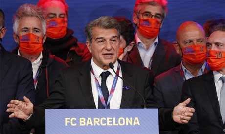 Laporta Elected Barcelona S President Sends Message To Messi World