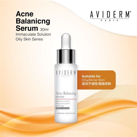 Aviderm Acne Balancing Serum 净化毛孔 抑制痘痘 精华液 30ml [exp 2027] Shopee