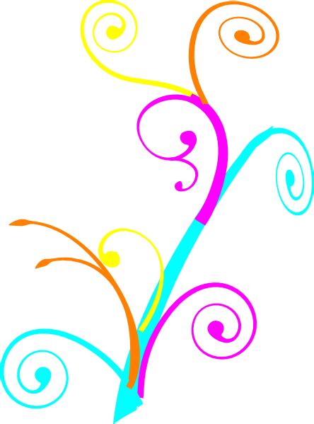 Colorful Swirl Clip Art - ClipArt Best