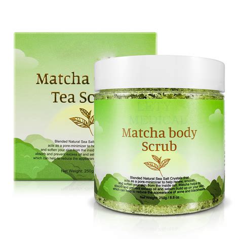 Matcha Scrub Nourishing Moisturizing Skin Care Exfoliating Body Scrub China Matcha Scrub