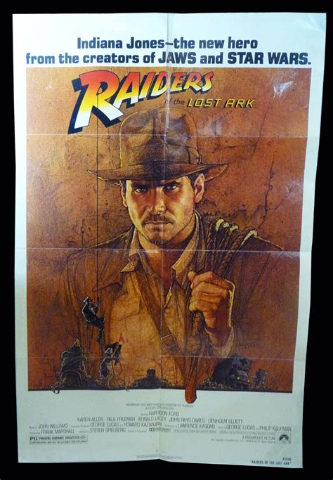 Mavin Indiana Jones Raiders Of The Lost Ark Original Sheet Movie