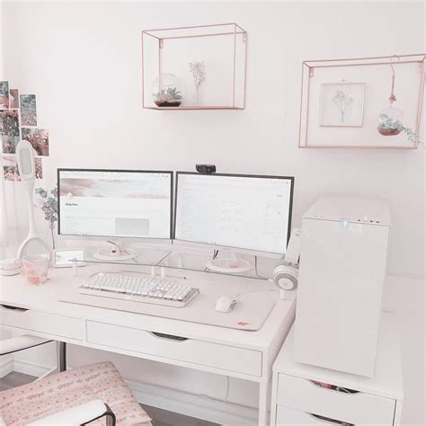 Aesthetic Desk Ideas For Your Workspace Gridfiti White Desk