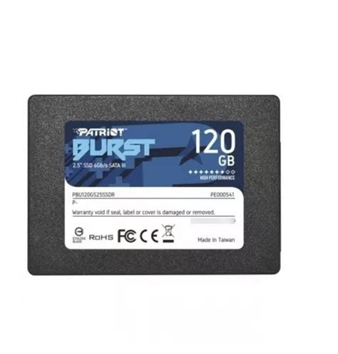 Disco sólido SSD interno Patriot Burst Elite PBE120GS25SSDR Burst 120GB