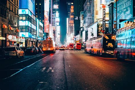 Banco De Imagens Estrada Rua Noite Cidade Paisagem Urbana