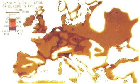 Population Density Map Europe