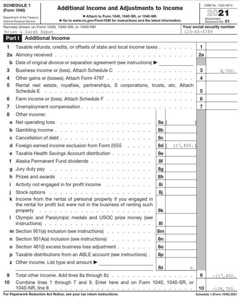 Earned Income Worksheet 2021