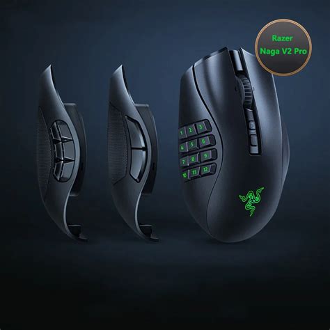 Razer Naga V Pro Wireless Mmo Gaming Mouse With Hyperscroll Pro Wheel