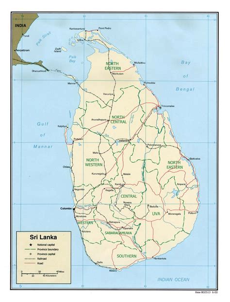 Map Sri Lanka