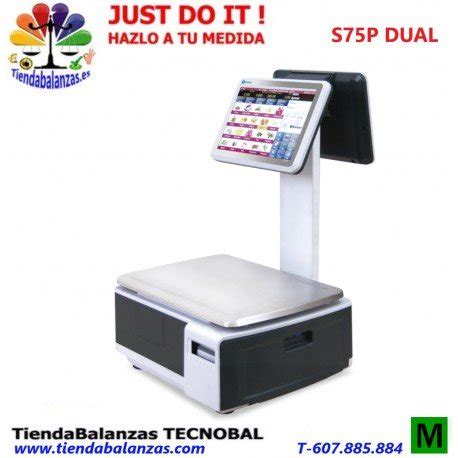 S75P DUAL 3 6 15 30Kg 1 2 5 10g Balanza Comercial Baxtran