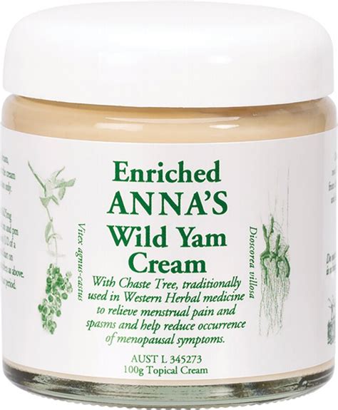 Wild Yam Cream Her Menstrual And Menopausal Symptoms 100g Vegan Grocer