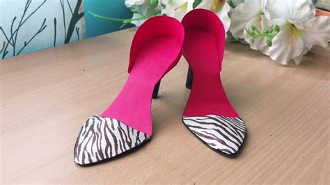 Diy Paper Shoes How To Make Paper High Heels Diy Paper Crafts 3d