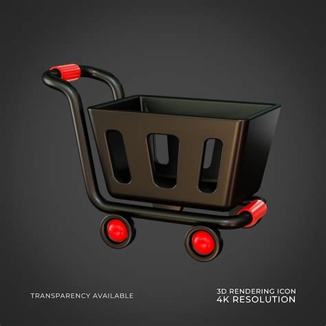 Icono De Carro De Compras De Viernes Negro Ilustraci N De Render D