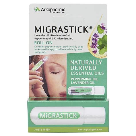 Migrastick Roll On 3ml Chemist Warehouse