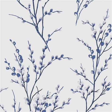 Pussy Willow Branches Wallpaper