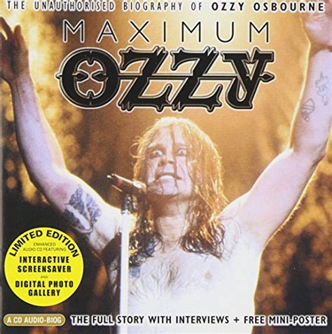 Ozzy Osbourne Cd Maximum Ozzy Rukahore Shop