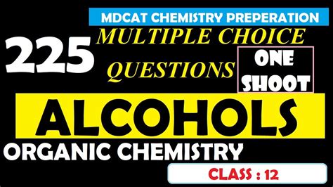 Part Mcqs On Alcohols Class Organic Chemistry Kips