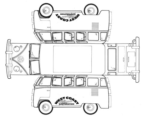 Vw Bus Drawing at GetDrawings | Free download