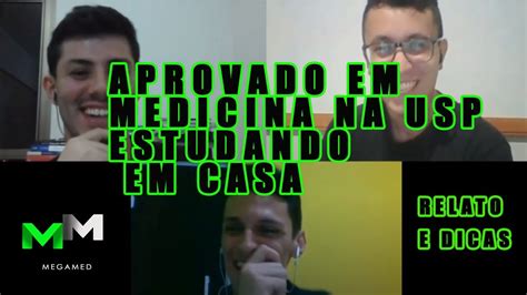 COMO PASSEI EM MEDICINA NA USP ESTUDANDO SOZINHO YouTube