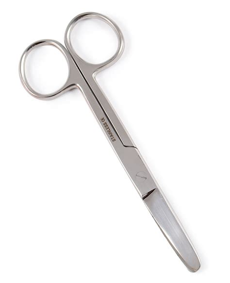 Stainless Steel Scissors Blunt Blunt Shape A 5inch First Aid Fast