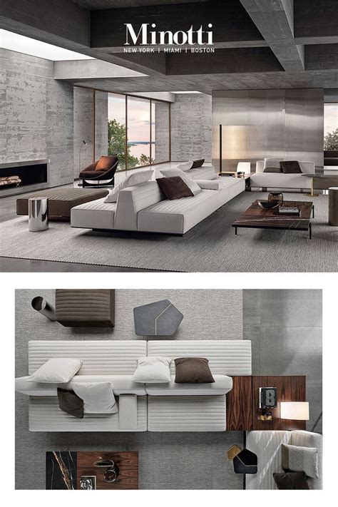 The Roger Back To Back Low Sofa By Rodolfo Dordoni For Luxury