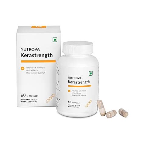 Buy Nutrova Kerastrength For Men And Women 60 Capsules With Biotin