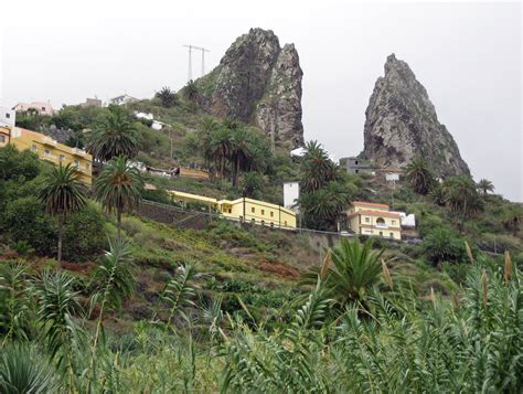 La Ciudad De Hermigua En La Gomera