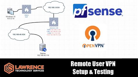 Tutorial Pfsense Openvpn Configuration For Remote Users Youtube