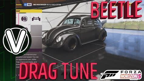 Forza Horizon 5 BEETLE FORZA EDITION Drag Build And Tune SLEEPER