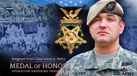 Sergeant First Class Leroy A Petry Medal Of Honor Recipient U S Army