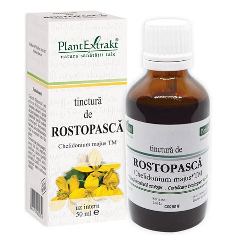 Tinctura De Rostopasca 50ML Plantextrakt Comanda Pe Plantum Ro