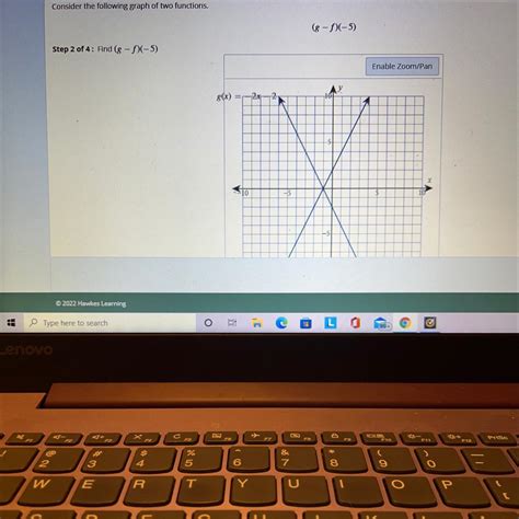 Consider The Following Graph Of Two Functionsstep Find G F Step