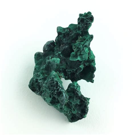 Minerals Raw Iridescent Fibrous Malachite Velvet Mineral Green 38gr