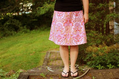 Easy A Line Skirt Sewing Pattern ⋆ Polka Dot Cottage