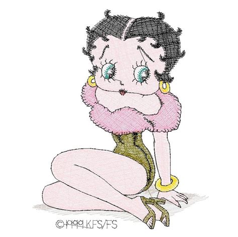 Embroidery Design Betty Boop Etsy