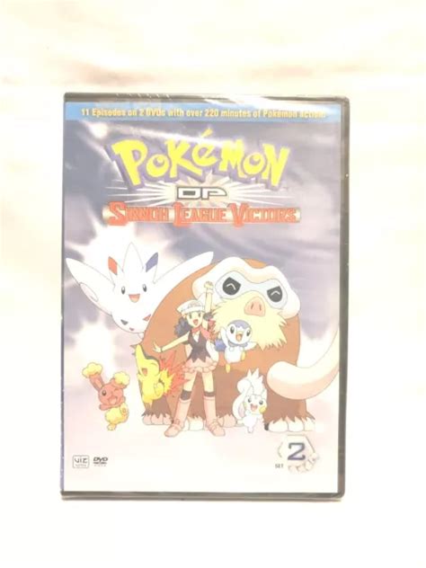 Pokemon Dp Sinnoh League Victors Complete Set Disc Dvd Set New