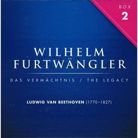 Wilhelm Furtwangler The Legacy Beethoven CD8 14 Berliner