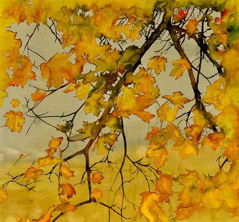 Maples In Autumn Tapestry Textile By Carolyn Doe