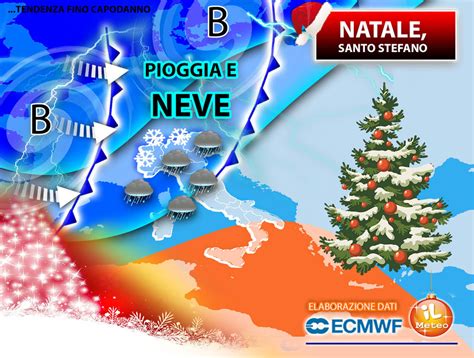 Meteo Natale E Santo Stefano Vortice Ciclonico Sull Italia Con