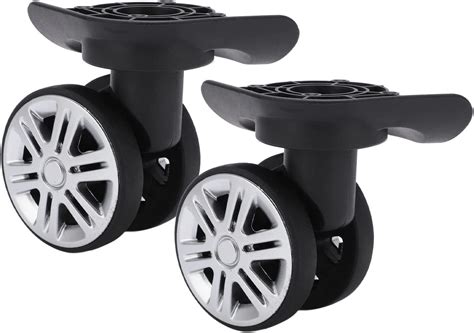 Spyminnpoo Suitcase Caster 1 Pair Luggage Wheels Suitcase Casters Repalcement A19