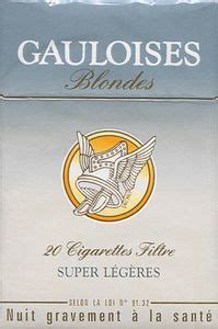 Cigarette Pack Gauloises Blondes Super Light FranceCol FR CT 0005