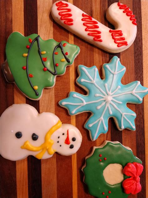 First Time Using Royal Icing On Christmas Cookies Rchristmas