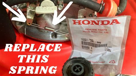 Honda Mower Low Rpm S New Governor Spring Youtube