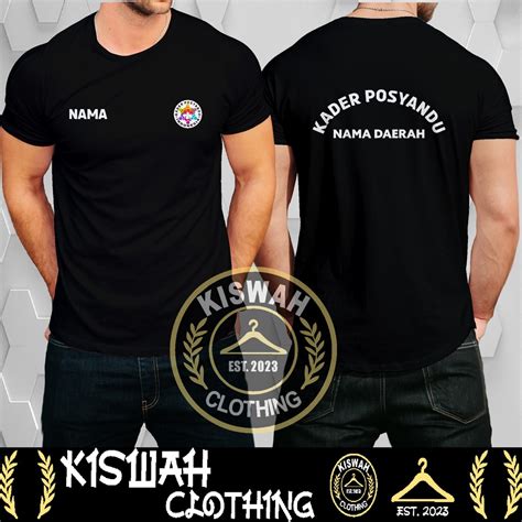 Jual Kaos Tshirt Kader Posyandu Indonesia Gratis Nama Dan Daerah Kamu