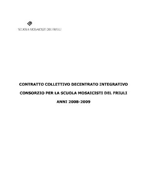 Compilabile Online Scuolamosaicistifriuli CONTRATTO COLLETTIVO