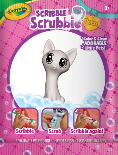 Crayola Scribble Scrubbies Washable Pet Figurines Ct Pk King