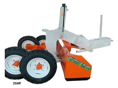 Mild Steel Tractor Mounted Hp White Laser Land Leveler For