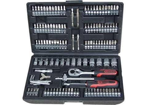 KS Tools 1 4 Steckschlüssel Satz 131 tlg Knarrenkasten Ratschen Set