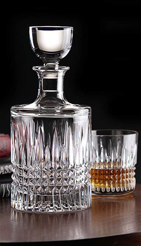 Waterford Crystal Lismore Diamond Round Crystal Decanter