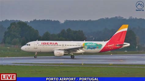 Live Plane Spotting At Porto Airport Opo Lppr Youtube