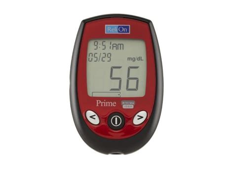 ReliOn (Wal-Mart) Prime blood glucose meter - Consumer Reports